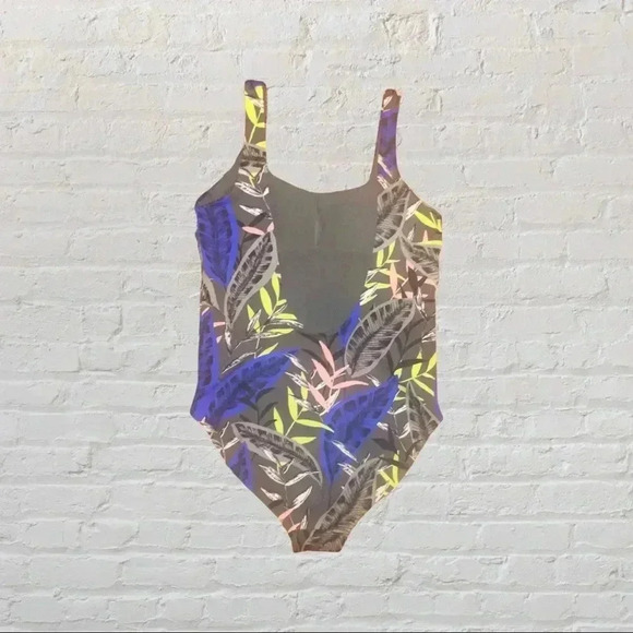 Athleta Midnight Palm Bathing Suit - Picture 2 of 3